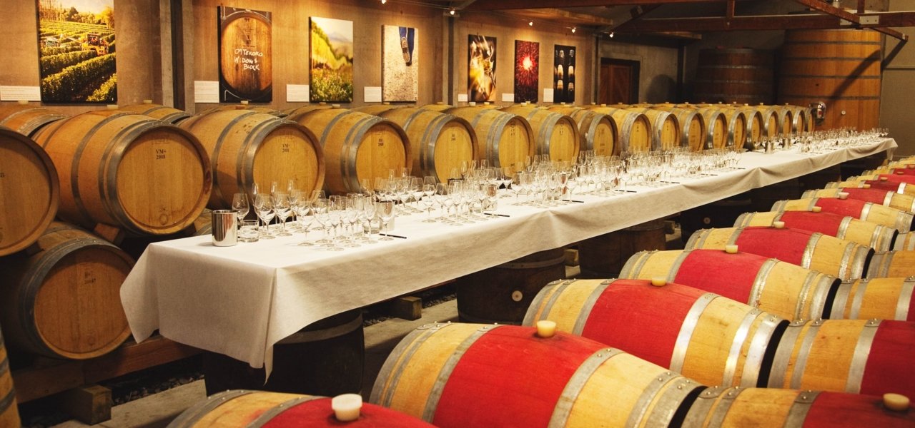 tasting at cloudy bay